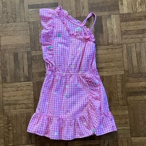 Cotton one-shoulder sundress for girls